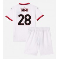 AC Milan Malick Thiaw #28 Vieras Peliasu Lasten 2024-25 Lyhythihainen (+ Lyhyet housut)